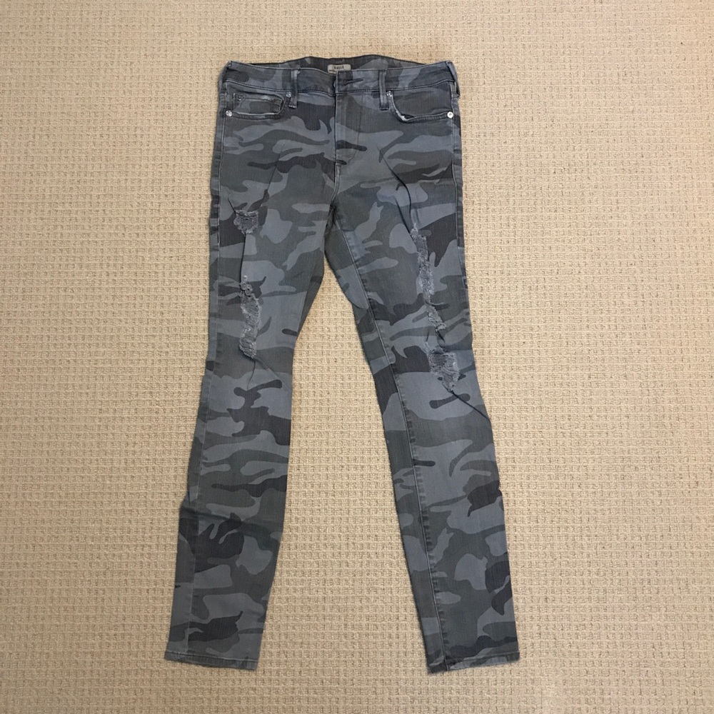 True religion gray camo skinny jeans